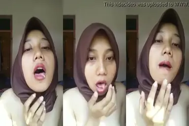 bokpe indo Jilbab Binal Telan Sperma