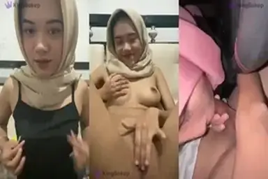Ukhti Hijab Cantik Pasrah Goyang Kasur Ayang