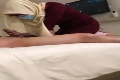 Ukhti Hijab Pembantu Cantik Pasrah Kasur Liburan
