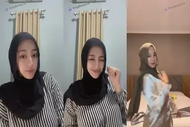 Ukhti Leona Khanza Hijab Cantik Live Kasur